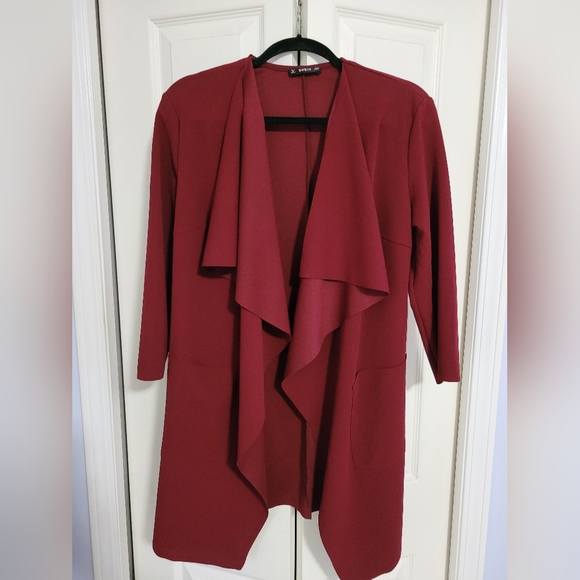 Shein Waterfall Cardigan/Blazer - Picture 2 of 2